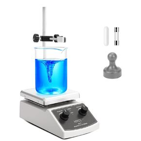 HYCC لوح تسخين مغناطيسي بحد أقصى 520 درجة فهرنهايت، 100-2000 دورة في الدقيقة لوح تسخين مع محرك مغناطيسي، محرك مغناطيسي 2000 مل، شريط تحريك مغناطيسي، مسترد شريط التحريك in Kuwait