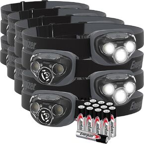 مصباح LED من إنرجيزر، ضوء رأس عالي الأداء للخارج، التخييم، الجري، العاصفة، النجاة، البطاريات متضمنة in Kuwait