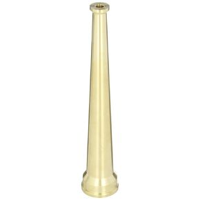 Dixon Valve BN12 Brass Fire Equipment, Plain Hose Nozzle, 1-1/4" NPSH, 10" Length, 3/8" Orifice in Kuwait