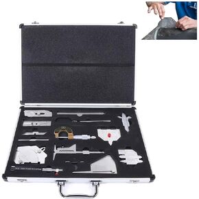 13pcs Welding Gauge Tool Inspection Kit, Fillet Weld Measurement Ruler Set with 0-150mm Caliper, Precision Welding Tools for Industrial Use in Kuwait