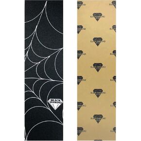 Black Diamond Grip Sheet 9" x 33" Spider Web Skateboard Griptape in Kuwait