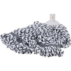 Superio String Microfiber Mop Replacement Head Only – Grey Refill for Self-Wringing Mop, Heavy Duty Floor Cleaning for Home, Kitchen, Bathroom, Office in Saudi Arabia