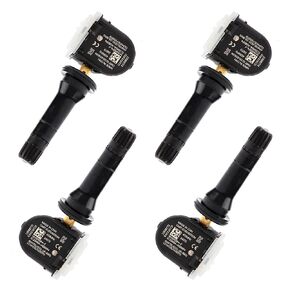 Set of 4 TPMS Tire Pressure Sensors GM TPMS Sensors 433MHz Compatible with Chevy Silverado Tahoe Buick Enclave Cadillac Escalade GMC Sierra Replaces# 13598773 13589601(4 PCS) in Kuwait