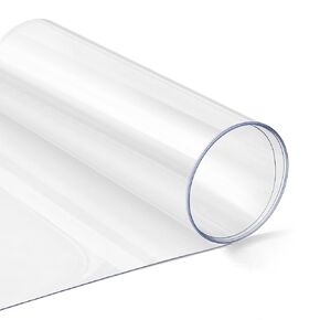Clear Plexiglass Roll 16×96In Thin 1/32In PET Hard Plexiglass Roll for Craft Projects Easy-Process Transparent Flexible Plastic Blanks for Picture Frames in Kuwait