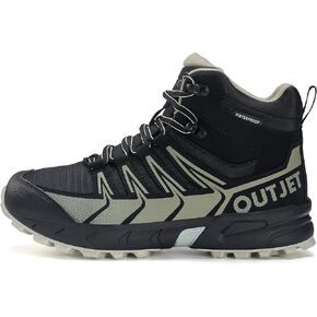 Women's Waterproof Hiking Boots Lightweight Comfortable Non-Slip Outdoor Walking Trekking Trails Boot in Kuwait