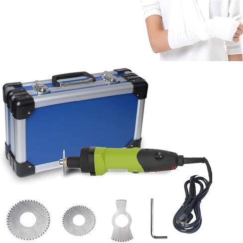 Electric Medical Plaster Cutter, Orthopedic Instruments Saw with 3 Blades, Rapid Cutting, 13000rpm Speed Adjustable, Safety Work, Low Noise, Powerful Drive, for Hospitals and Clinics in Saudi Arabia