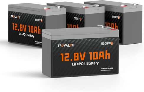 بطارية 12V 10AH LITHIUM LIFEPO4 ، المدمج في 10A BMS ، تصميم خفيف الوزن ، ما يصل إلى 5000+ دورة عميقة ، 10 سنوات عمر ، ترقية الآن لمكتشف الأسماك ، UPS الصغيرة ، الطاقة الشمسية ، ألعاب الركوب ، الإضاءة ، الإضاءة in Saudi Arabia