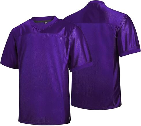 قمصان كرة القدم للرجال للجنسين، قمصان رياضية كلاسيكية فارغة لكرة القدم، قميص شبكي برقبة على شكل حرف V، قمصان رياضية in Kuwait