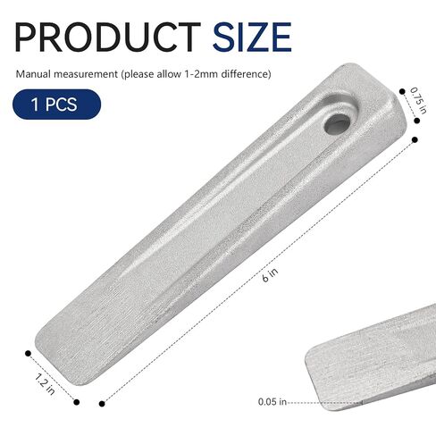6 Inch Steel Wedges, WG-6 Set Up Wedge, Metal Wedges for Welding, for Setting Up Work on Planers, Shapers, Milling Machines in Saudi Arabia