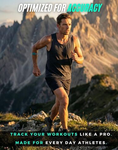 Powr Labs سوار يد قابل لإعادة الشحن لمعدل ضربات القلب بلوتوث ANT+ متوافق مع مستشعر HR البصري Peloton Wahoo Strava لتدريب اللياقة البدنية والجري وركوب الدراجات في الأماكن المغلقة in Kuwait