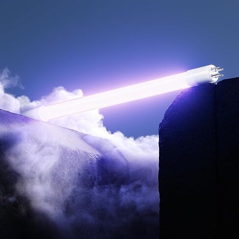 LSE Lighting UV Lamp | Compatible with Pristine PM8 8GPM System | 18" Quartz Ultraviolet Bulb | 4-Pin T5 Base | High Performance Replacement | Designed in USA | EPA Est. No. 96823-PA-1 in Saudi Arabia