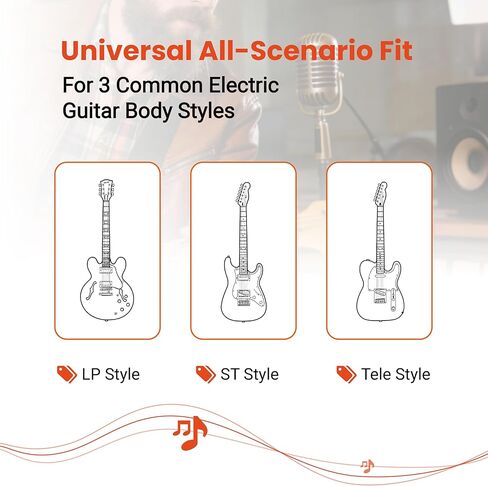 Guitar Locking Tuners 6 Inline,Lock String Tuning Key Pegs,guitar machine heads with Hexagonal Handle Replacement for ST TL LP Style Electric,Folk or Acoustic Guitars (Gold, 3 Left +3 Right) in Kuwait
