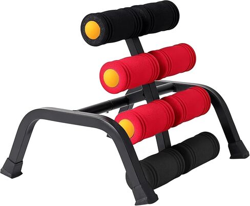 Mini Inversion Table for Back Pain Relief, Foldable Back Stretcher with Massage Roller, 400LB Capacity Ab Machine in Kuwait