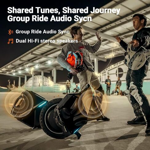 INMOTION V12S City Commuter Electric Unicycle - Upgraded 120km Range EUC with 4.3" Touchscreen & Anti-Theft Alarm, 90mm Suspension for Potholes - UL2272 Certified, IPX6 Waterproof Electric Unicycle for Urban Riding in Kuwait