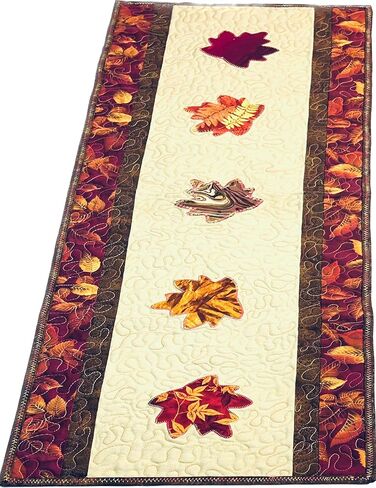 100% Cotton Table Runner/Topper - Elegant and Durable Dining Table Decoration, Machine Washable, Ideal for Parties, Holidays, and Everyday Use. Reversable. in Saudi Arabia