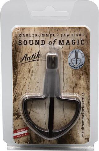 شوارتز SH-8A القيثارة الفكية العتيقة - أداة قيثارة الفم النمساوية الأصلية | مصنوع يدويًا من النحاس والصلب | الموسيقى الشعبية والكلاسيكية والعالمية الفك القيثارة للمبتدئين والمحترفين in Kuwait