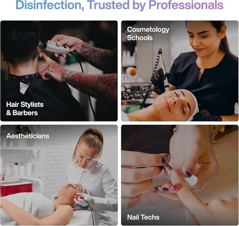 Mod Clean Disinfectant Pods – Hospital Grade, EPA Approved, Water-Soluble Cleaning Solution for Clippers, Nail Tools, Spa Equipment, Barber, Hair Stylists, Salons, Aestheticians & Professionals (32ct) in Kuwait