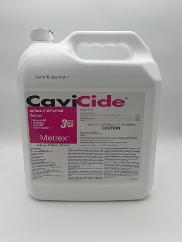 Metrex CaviCide Surface Disinfectant Cleaner – Alcohol-Based Surface Disinfectant & All Purpose Cleaner for Healthcare Settings – 2.5 Gallon, Manual Pour Jug (1 Count) 13-1025 in Kuwait
