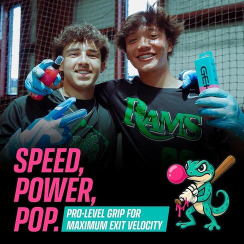 Geko Bubbletack Baseball and Softball Grip Spray Multipack with Geko 2 in 1 Grip Restore & Cleaner–Non Resin Grip Enhancing System for Bat Speed, Control and Exit Velocity-NOT for Athletic Tape in Kuwait