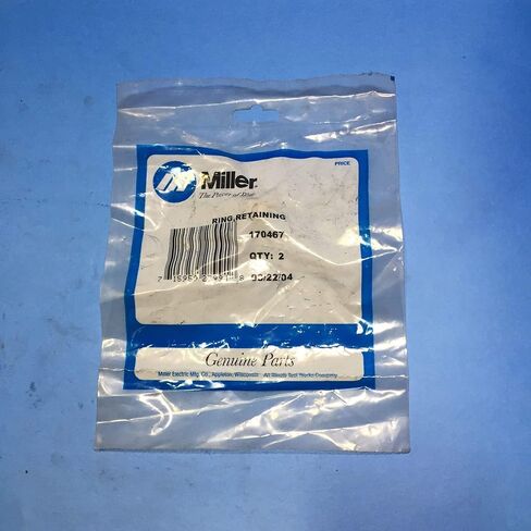Miller 170467 Ring,Retaining. Pkg = 2 in Saudi Arabia
