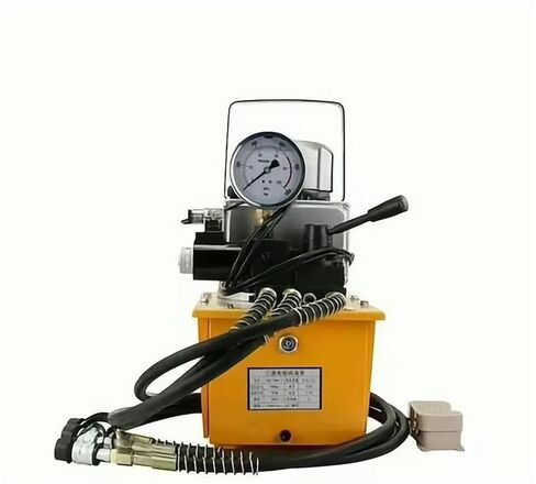 0.75kw 220v 7L Ultra high Pressure Oil Station Copper core Motor Three-Way Valve Electric Hydraulic Pump in Kuwait