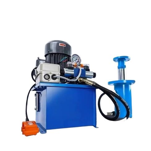 Electric oil pump hydraulic pump station press complete hydraulic system oil pump hydraulic cylinder press 5T(25T100-1.5kw) in Kuwait