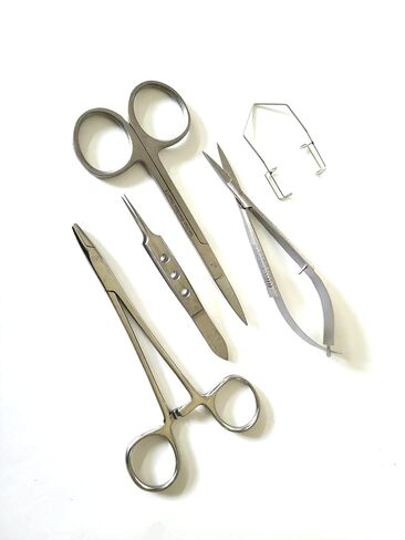 مجموعة جراحة العيون الأساسية مكونة من 5 أدوات دقيقة لطب العيون in Kuwait