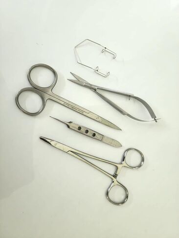 مجموعة جراحة العيون الأساسية مكونة من 5 أدوات دقيقة لطب العيون in Kuwait