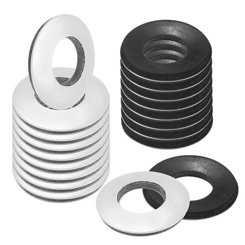 30-Pack EPDM Bonded Sealing Rubber Washers, 304 Stainless Steel 1/2" x 1" OD Neoprene Rubber Washers Gasket for Bolts/Screws/Machinery/Ships/Roof in Saudi Arabia
