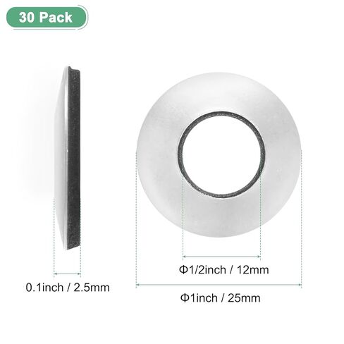 30-Pack EPDM Bonded Sealing Rubber Washers, 304 Stainless Steel 1/2" x 1" OD Neoprene Rubber Washers Gasket for Bolts/Screws/Machinery/Ships/Roof in Saudi Arabia