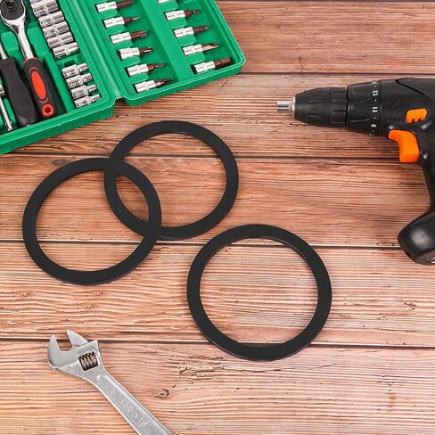حشوات Camlock مقاس 2 بوصة، 5 عبوات - أختام مطاطية Buna-N شديدة التحمل لتركيبات الكامة والأخدود مقاس 2 بوصة - مقاومة للزيوت والمواد الكيميائية لحقائب IBC والري الزراعي ونقل السوائل الصناعية in Kuwait