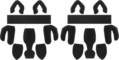 طقم حشوة الخوذة متوافق مع خوذات Easton Batting and Catchers مقاس 0.79 بوصة، بطانة إسفنجية بديلة سميكة للاعبي البيسبول والكرة اللينة in Kuwait