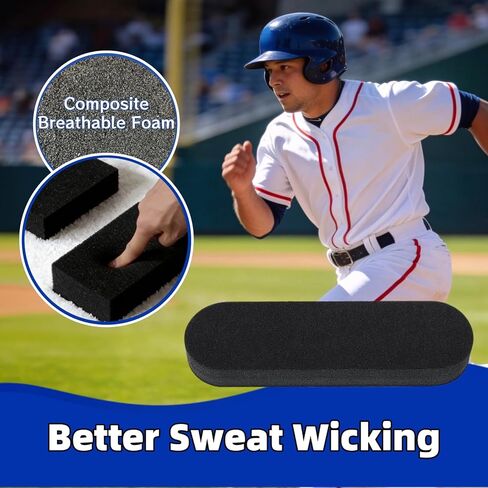 Helmet Padding Fit Kit Compatible with All Easton Batting & Catchers Helmets - 0.79" Thickened Universal Replacement Foam Pads for Baseball and Softball Players in Kuwait