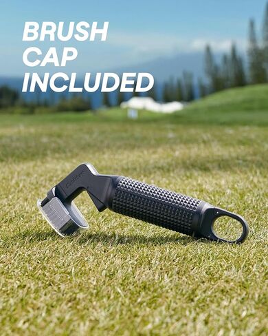 Golf Club Cleaner, Heavy-Duty Nylon Bristle Brush Cleaner with 80ml Spray Bottle, Anti-Leak Design and Ergonomic Grip Professional Golf Gift for Men in Kuwait