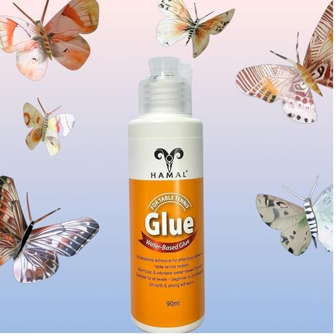 Hamal Table Tennis Racket Glue -90ml - Great for Assembling Rackets with All Rubber, White in Saudi Arabia
