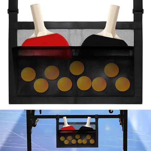 Under Table Tennis Ball Holder, Under Table Tennis Racket Holder for Balls & Pickleball Paddles, Pickleball Paddle Rack Organizer Holder, Ping-Pong Paddle Holder for Tone Sound Rackets Globes Gear in Kuwait