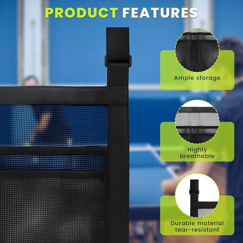 Under Table Tennis Ball Holder, Under Table Tennis Racket Holder for Balls & Pickleball Paddles, Pickleball Paddle Rack Organizer Holder, Ping-Pong Paddle Holder for Tone Sound Rackets Globes Gear in Kuwait