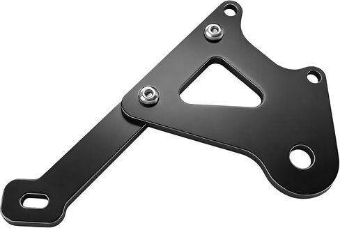 140mm Disc Brake Adapter, Compatible with Razor Dirt Bike MX350,, Aluminum Rear Brake Caliper Mount Bracket Kit for Enhanced Off-Road & Mountain Riding Safety（Black） in Kuwait