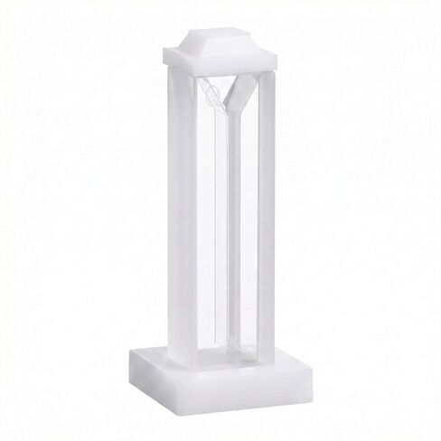 كوفيت صغير من الكوارتز مع غطاء، سعة 700 ميكرولتر، طول مسار 10 مم، نوافذ شفافة على الوجهين، فتحة 2 مم، لقياس الضوء بمقياس الطيف الضوئي in Kuwait