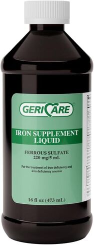 MCK Brand 16162700 Iron Supplement (ferrous Sulfate) Mckesson Brand Liquid 16 Oz. 57896070916 Box Of 1 in Saudi Arabia