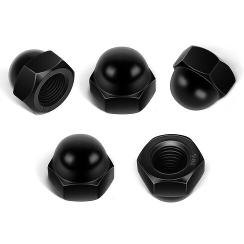 Mellewell #10-32 Acorn Hex Cap Dome Head Nuts, 304 Stainless Steel 18-8, Bright Finish, Pack of 50 in Saudi Arabia