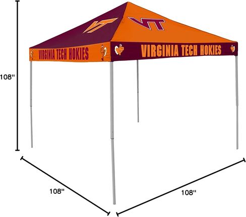 logobrands NCAA CB Tent, Virginia Tech, 9 foot X 9 foot in Saudi Arabia