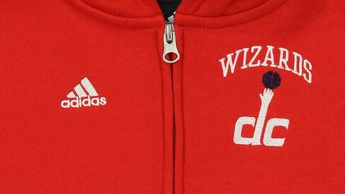 سترة بغطاء رأس بسحاب كامل من Outerstuff NBA للأطفال الصغار Washington Wizards Pledge، 4T in Saudi Arabia