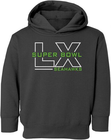 Cool Bowl Champions Graphic - Seattle-Inspired Toddler Hooded Sweatshirt in Saudi Arabia