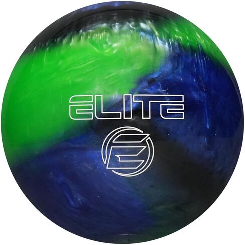 ELITE Star Polyester Bowling Ball - Customizable with Basic Drilling & Engraving Options - Great for Spare Shooting, League, Straight Bowlers - Beginner Entry Level in Saudi Arabia