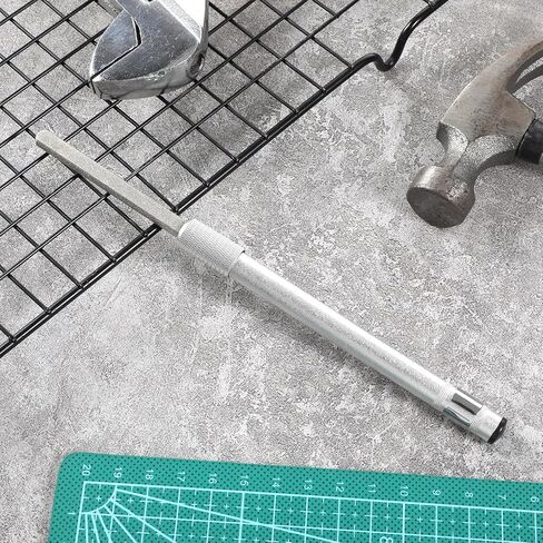 Diamond Glass File Glass Chip Repair Kit Crystal & Glasses Diamond Saver Half Round Files, Multi-Purpose Diamonds Sharpener, Metal Grit Tool, Cemented Carbide Metal Grit Tools, Silver in Saudi Arabia