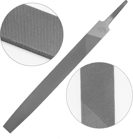 Axe File Sharpener 8-Inch 2PCS Set - Hardened Steel Flat Rectangular Mill/Smooth Cut Files for Sharpening Dull & Blunt Metal Axe Edges in Kuwait