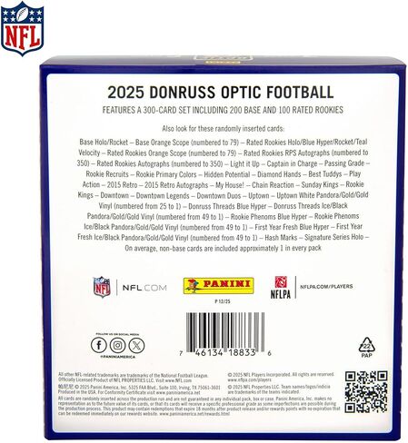 FB DONRUSS Optic (25-26) Mega Box in Kuwait