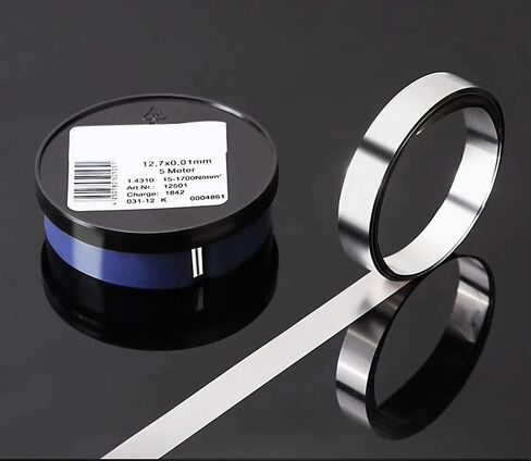 Silicon Steel Sheet Precision Gasket, Gap Strip, 12.7mm/20mm Width, 5m (16.4ft) Length, 1 Piece (5m(=16.4ft) Length, 0.2 * 20mm, Thickness*Width) in Saudi Arabia