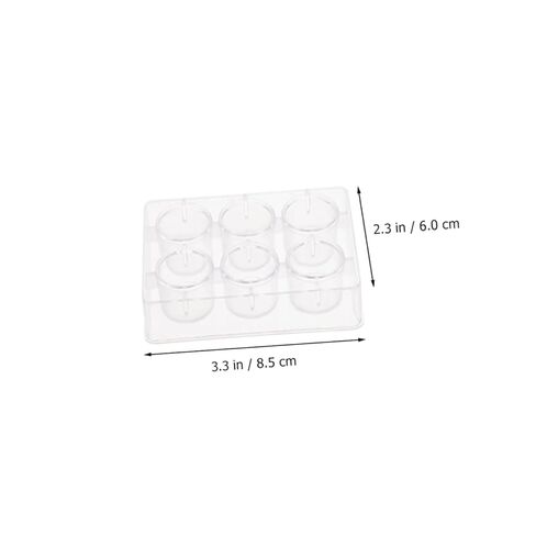 Alipis 10pcs Clear Plastic Reaction Plates Experiment Board for Chemical Reactions for Educational Use and Comparative Experiments in Saudi Arabia